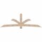 Ekena Millwork Davenport Smooth Timber Gable Bracket, Douglas Fir, 108"W x 36"H x 1 1/2"D x 5 1/2"F, 8/12 Pitch GBW108X36X0206DAV00SDF - alternate 1
